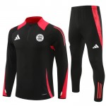 Bayern München Training Sweatshirts Viertelreißverschluss 2024-25 Schwarze